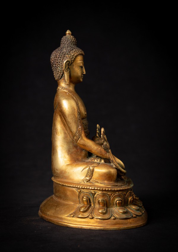 Old bronze Nepali Medicine Buddha