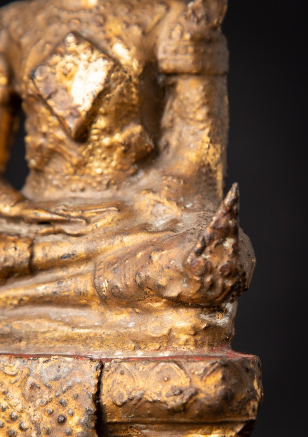 Antique bronze Thai Rattanakosin Buddha