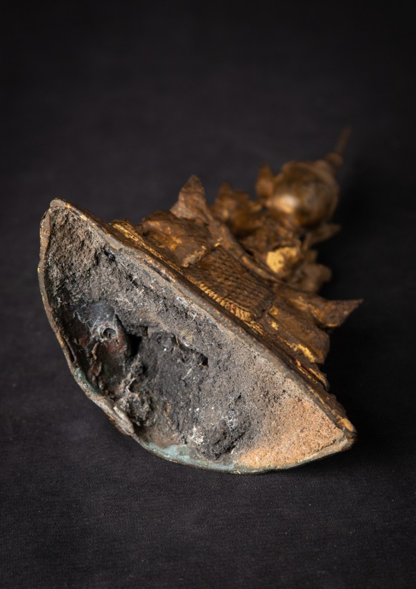 Antique bronze Thai Rattanakosin Buddha