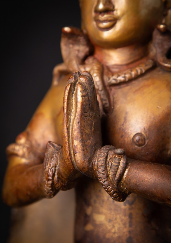 Old bronze Nepali Garuda statue