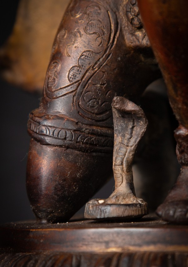 Old bronze Nepali Garuda statue