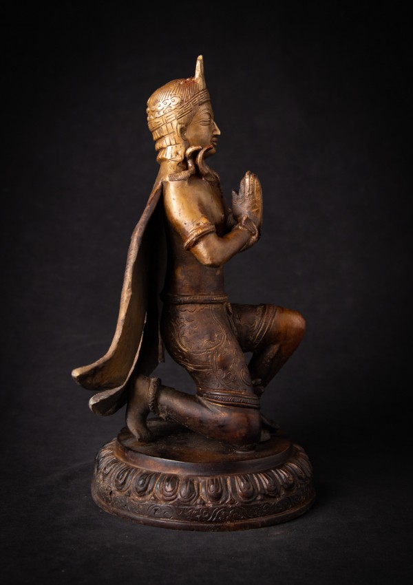 Old bronze Nepali Garuda statue