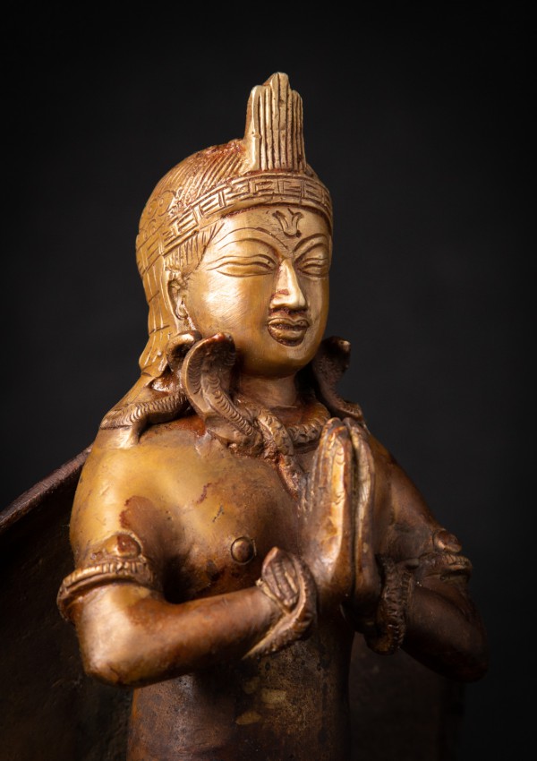 Old bronze Nepali Garuda statue